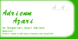 adrienn azari business card